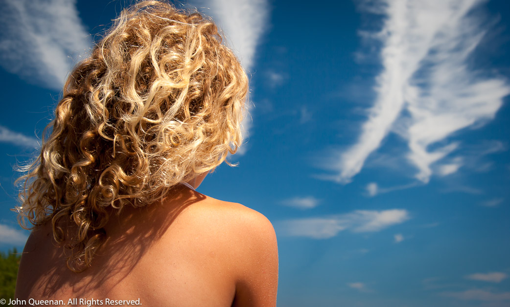 Blonde Hair, Blue Sky, Summer 2006, Canada.