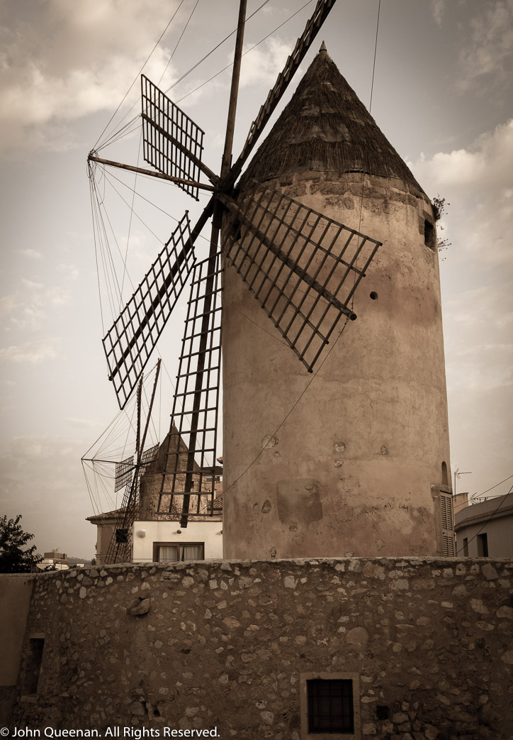 Windmill, Palma, Mallorca, 2017
